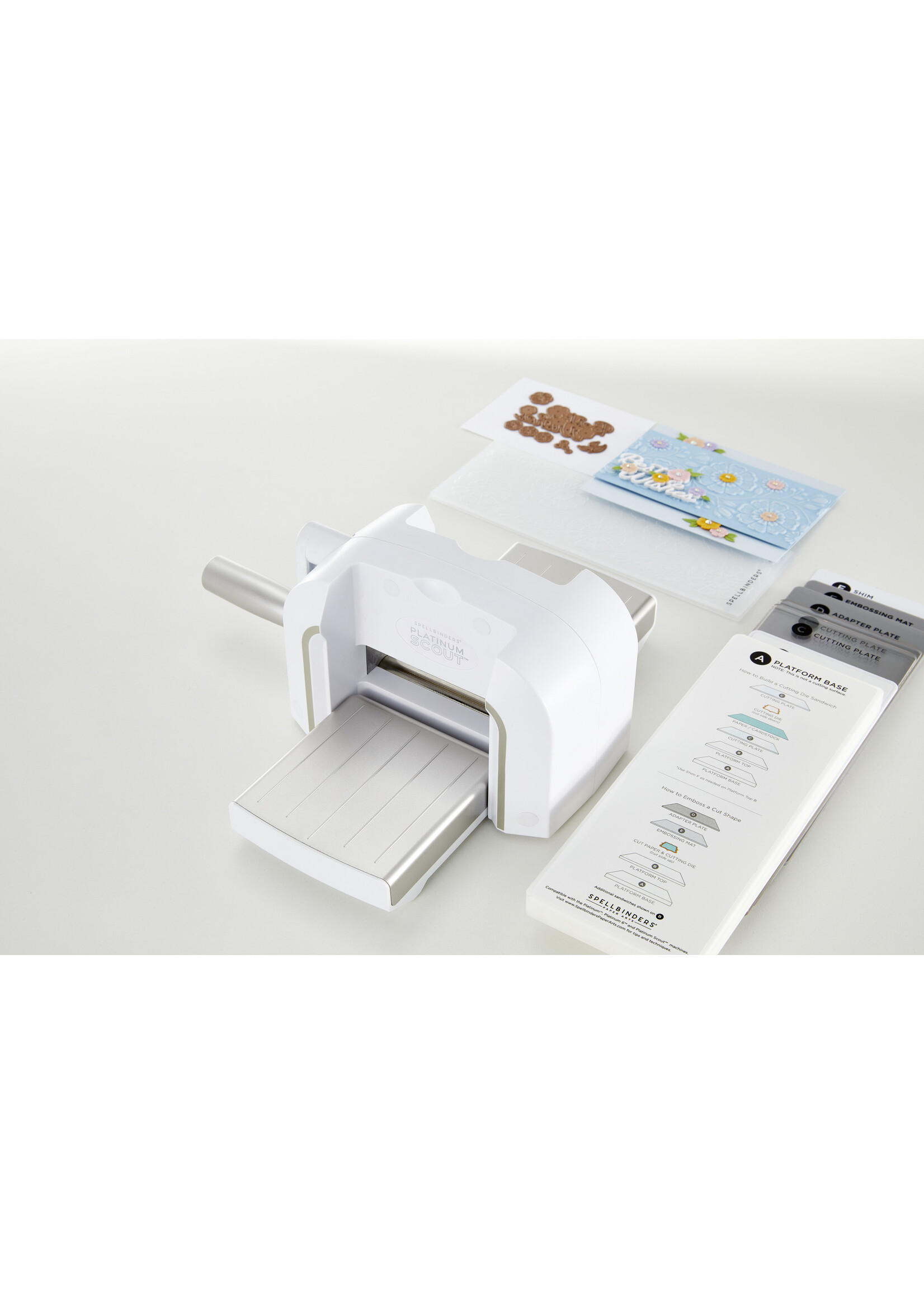 Spellbinders Platinum Scout Die-Cutting Machine, White