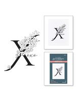 Spellbinders BetterPress Floral X and Sentiment Press Plate