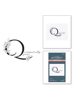 Spellbinders BetterPress, Floral Q and Sentiment Press Plate