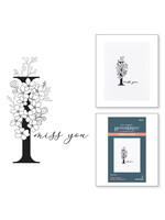 Spellbinders BetterPress, Floral I and Sentiment Press Plate