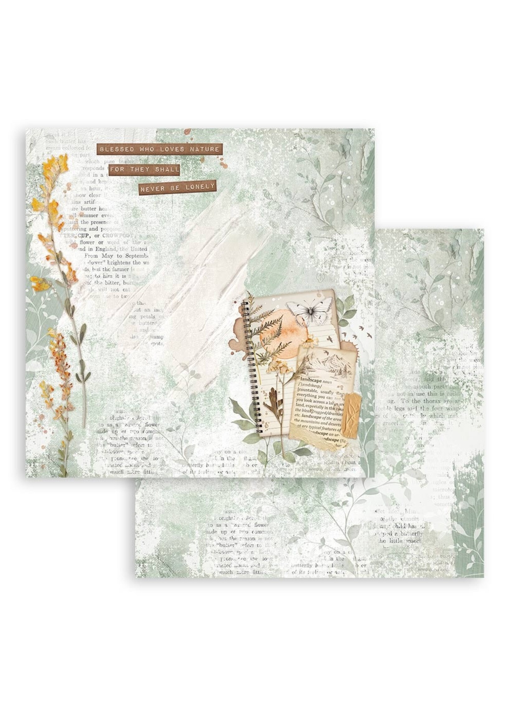 Stamperia Stamperia 12x12 Secret Diary, SBB993 Create Happiness - Notebook