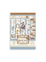 Stamperia A5 Washi Pad, Create Happiness Secret Diary