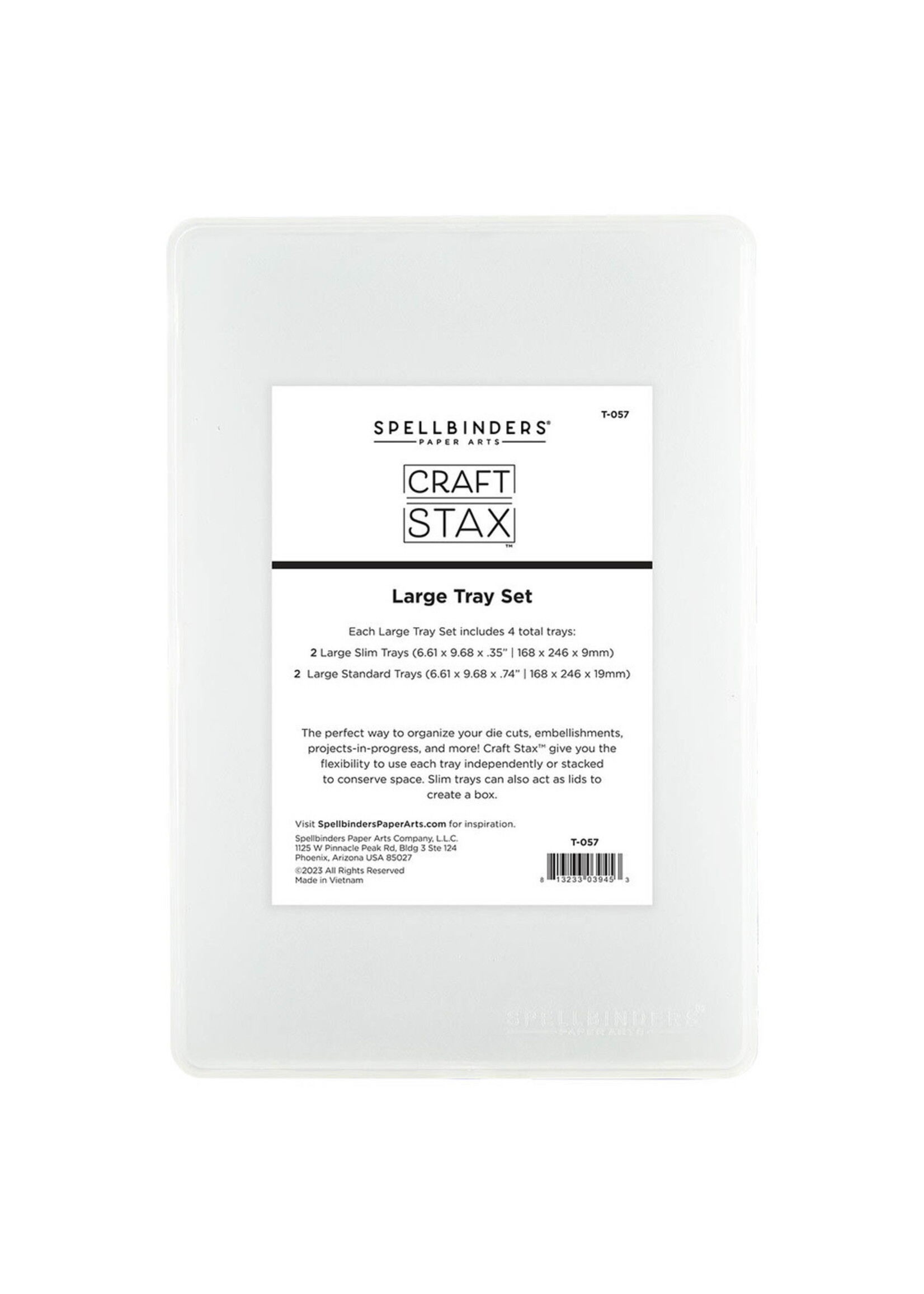 Spellbinders Spellbinders Craft Stax, Large Tray Set