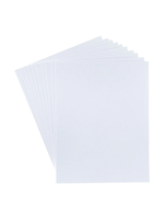 Spellbinders 8.5x11 Cardstock 107 lb, Brushed White