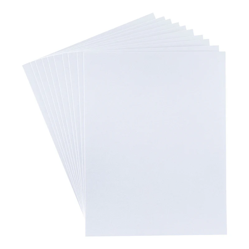 8.5x11 Cardstock 107 lb, Brushed White - Memories and More