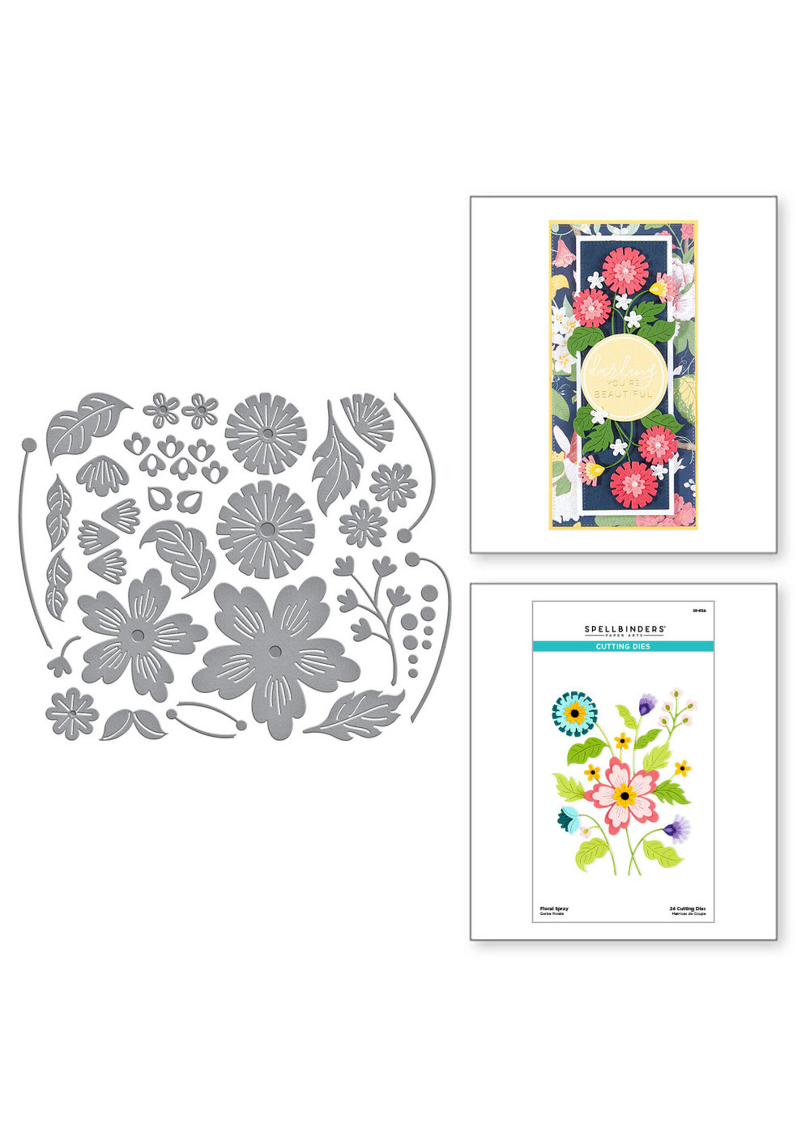 Spellbinders Die, Floral Spray