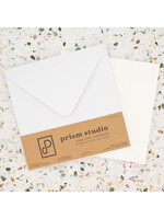 Prism Studio Prism Simply White Card/Envelopes (10), 6x6
