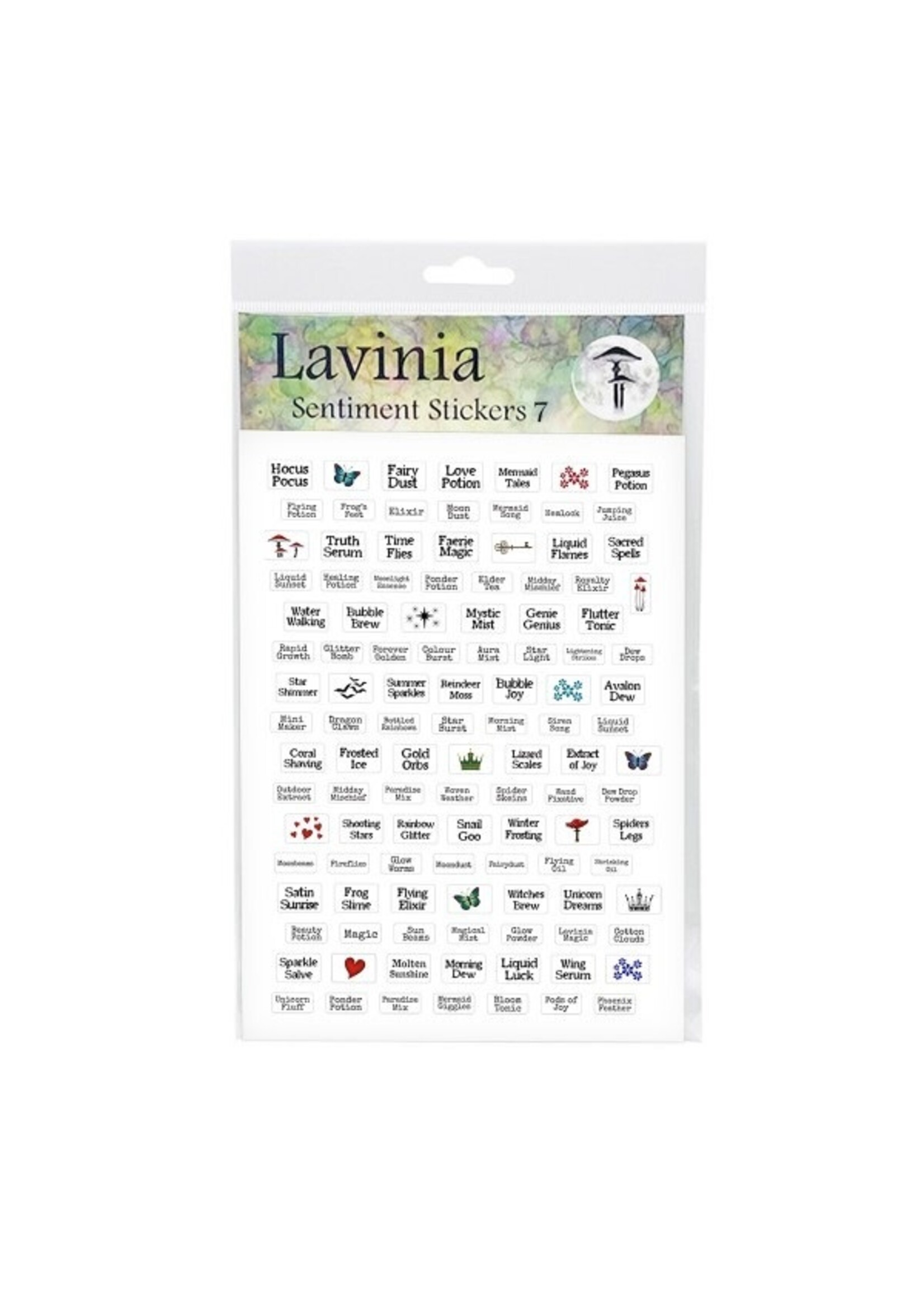 Lavinia Lavinia Stickers, 7 - Enchanted Words Collection