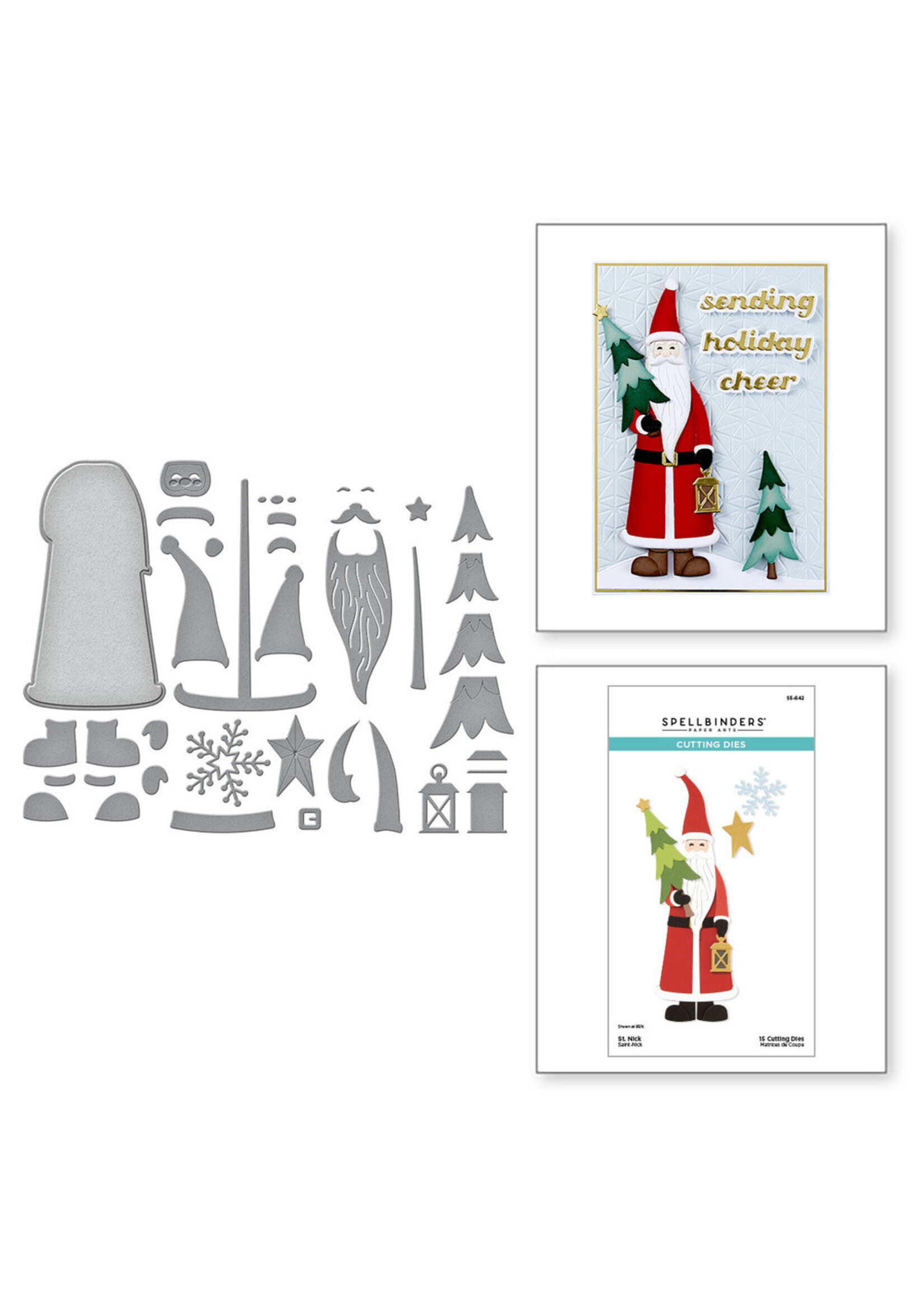 Spellbinders Die, St. Nick Etched