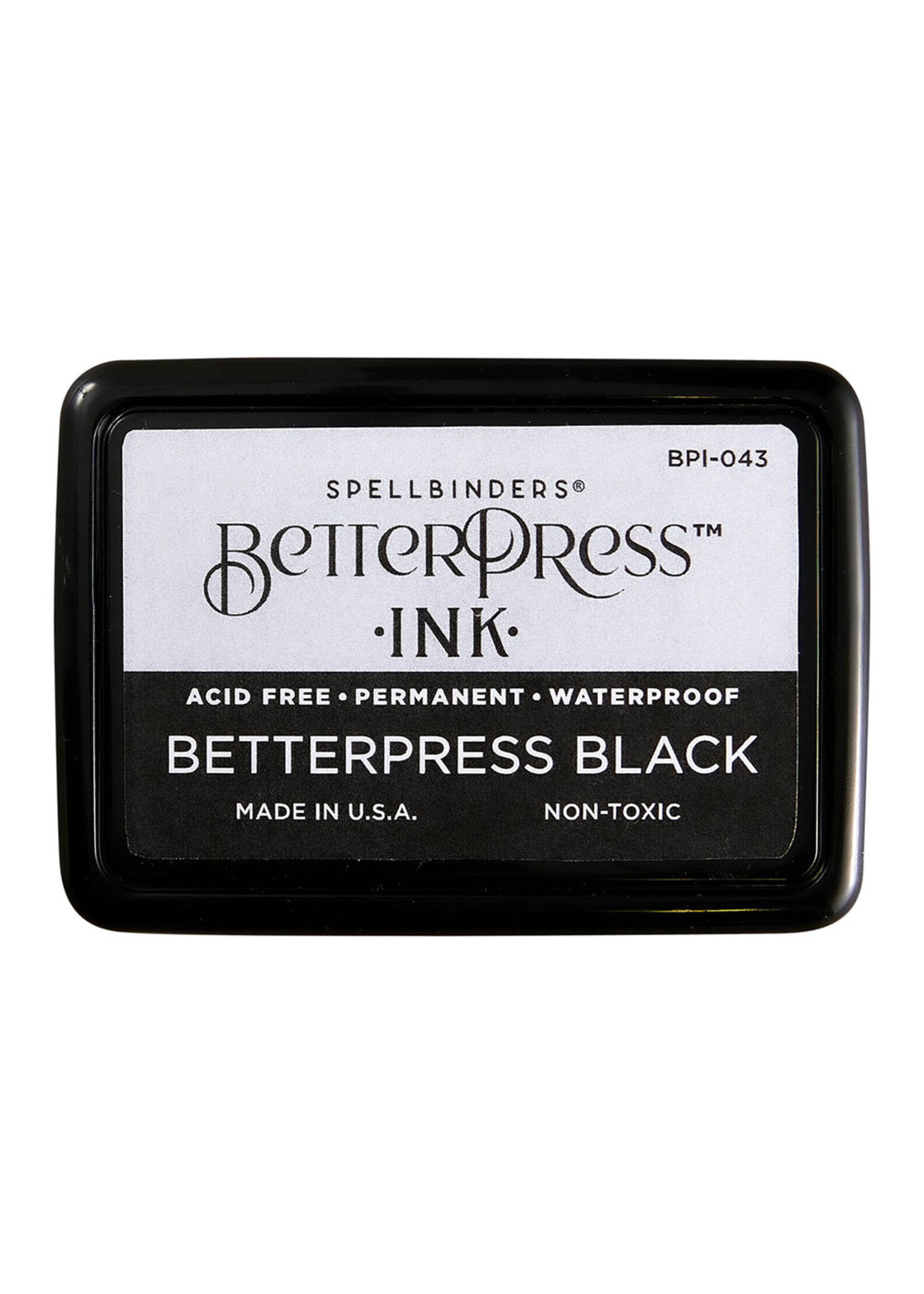 Spellbinders BetterPress Ink, Black