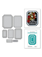 Spellbinders Die, Emerald Cut Labels and Tag