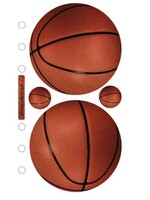 American Crafts Sticko Stickers, Basketball