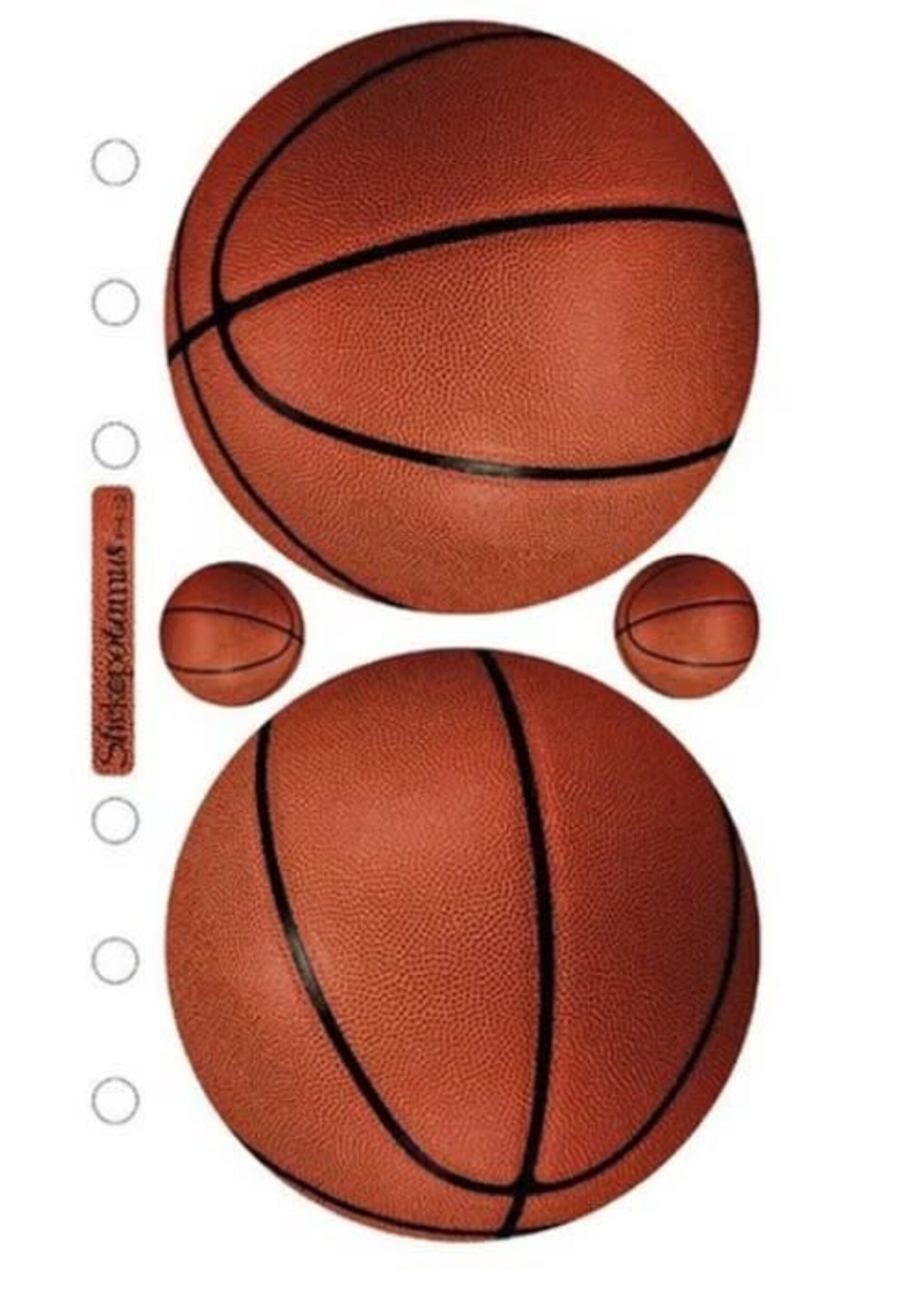 American Crafts Sticko Stickers, Basketball
