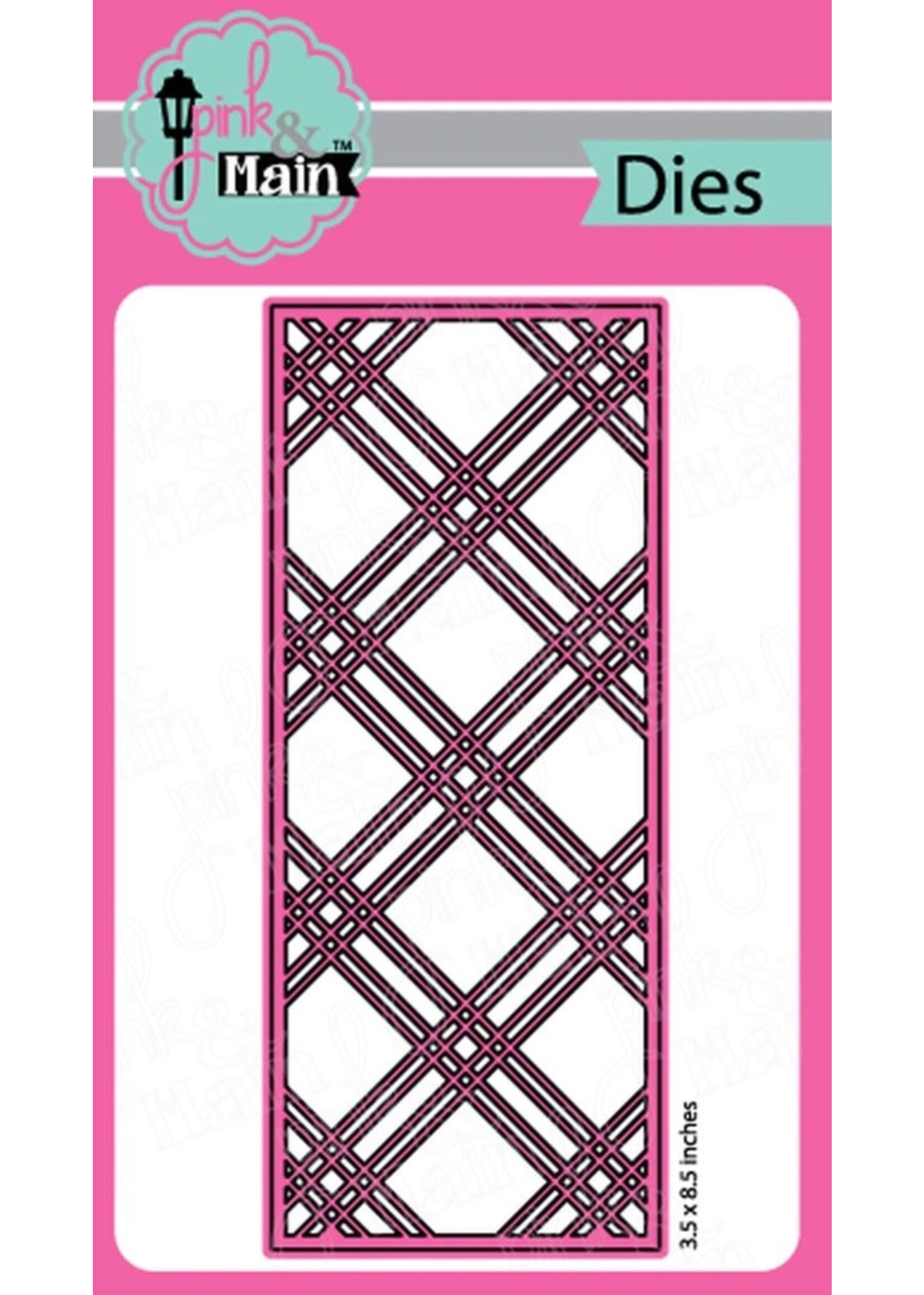 Pink & Main Pink & Main Die, Plaid Slimline