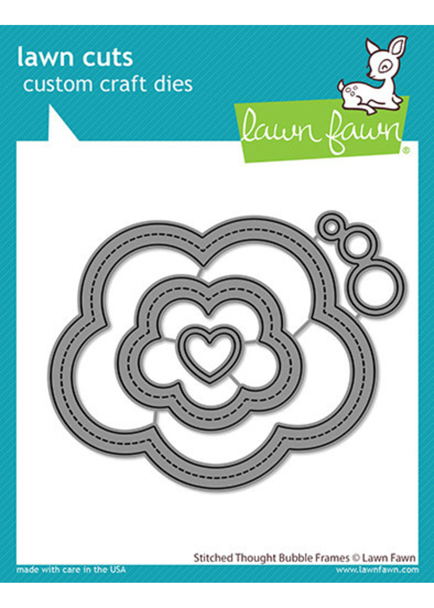 Lawn Fawn Lawn Fawn Die, LF2575 Stitched Thoughts Bubble Frame