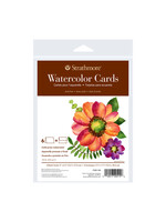 Watercolor Cards with Envelopes (6 pcs)