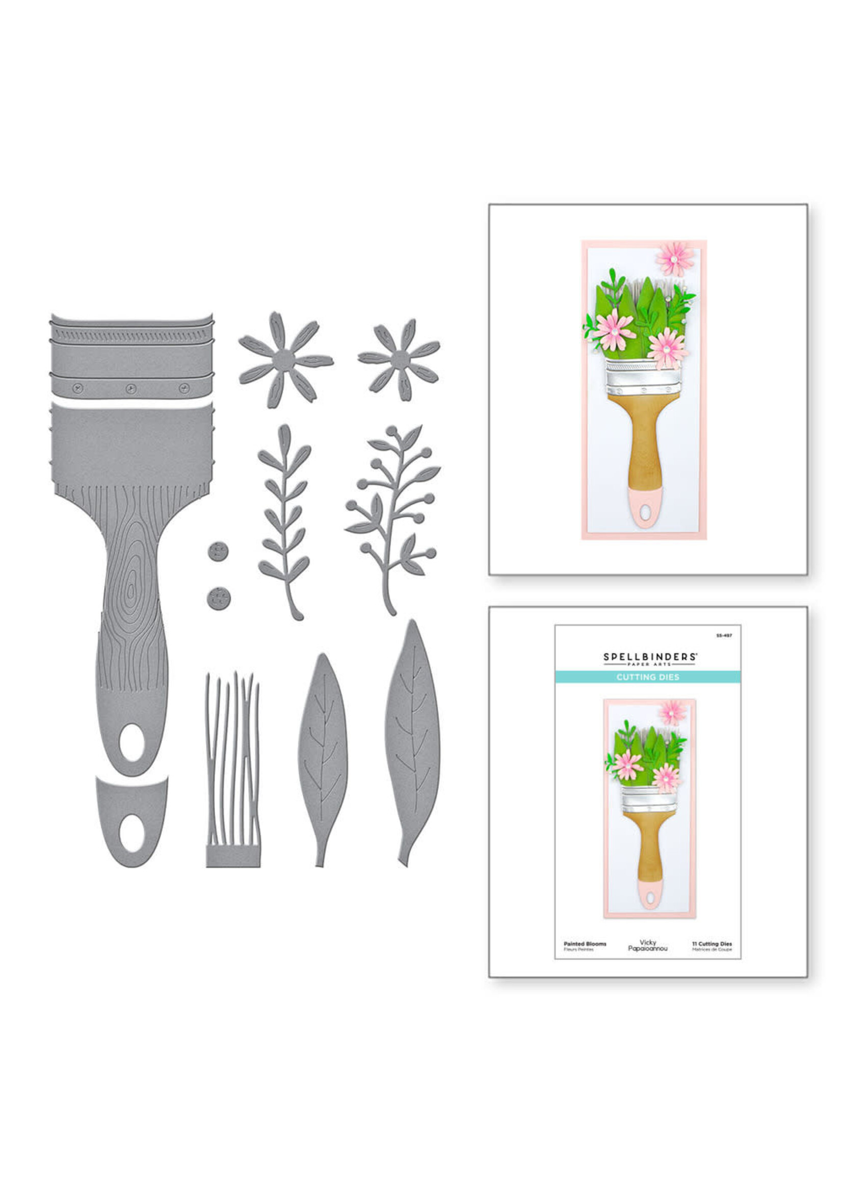 Spellbinders Spellbinders Stamp, Paint Your World Sentiments