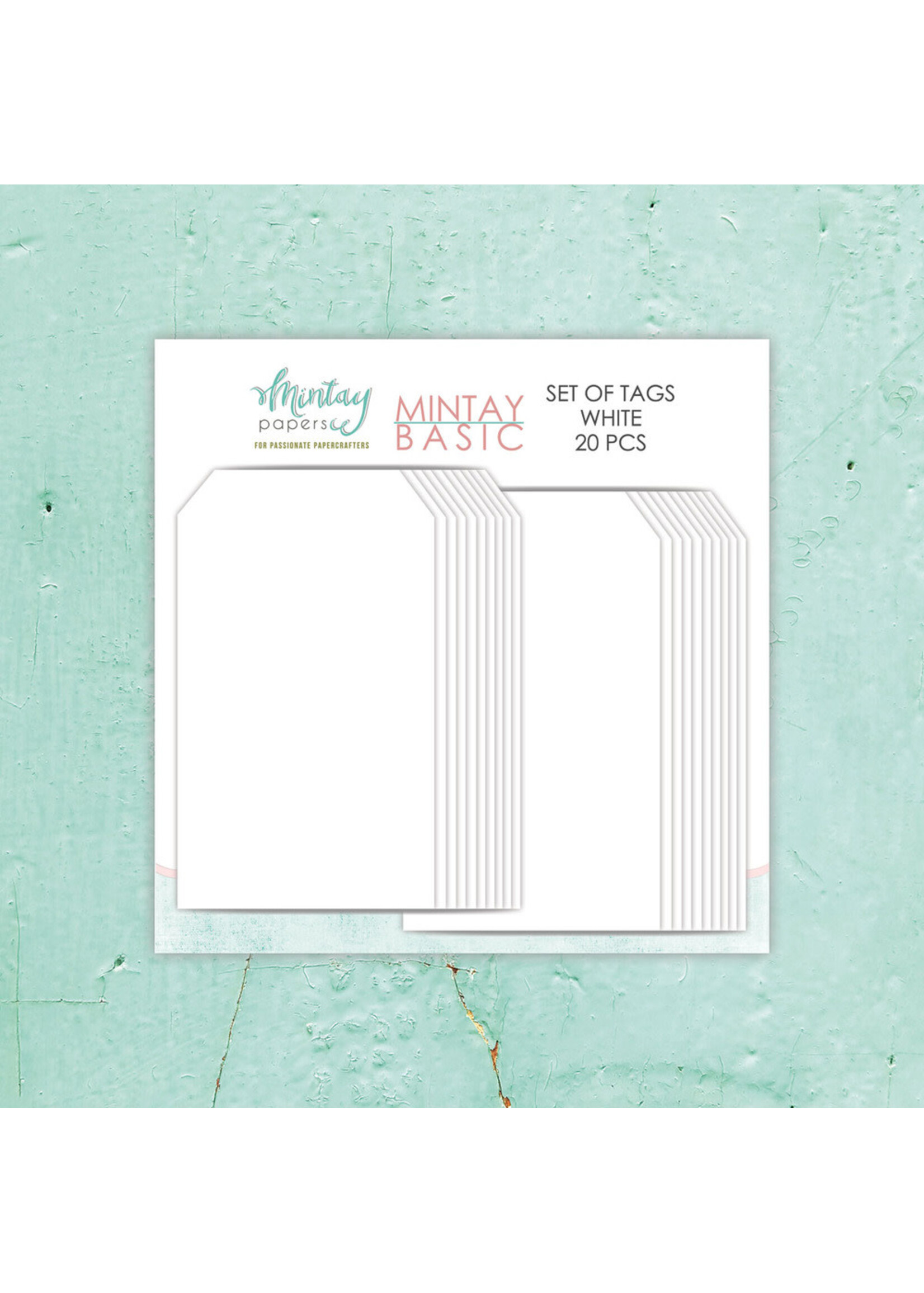 Basic Tags 2.7" x 4.7", White (20)