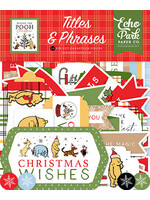 Echo Park Titles & Phrases, Winnie the Pooh Christmas