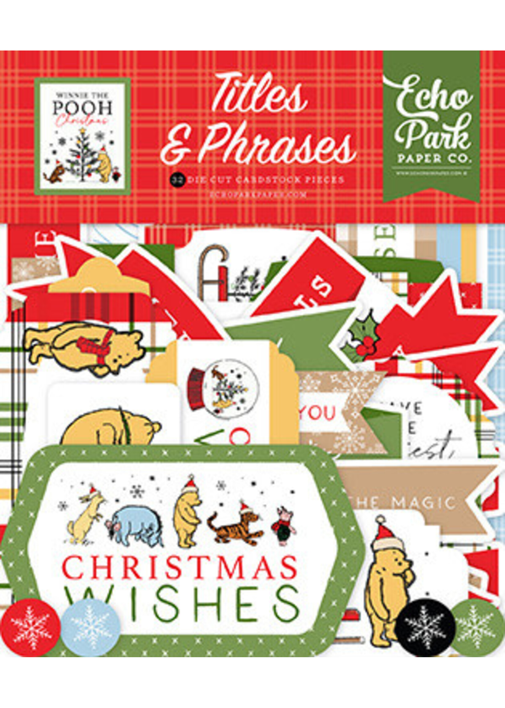 Echo Park Titles & Phrases, Winnie the Pooh Christmas