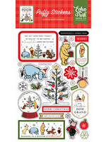 Echo Park Puffy Stickers, Winnie the Pooh Christmas