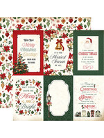 Carta Bella Carta Bella 12x12 A Vintage Christmas, 4x6 Journaling Cards