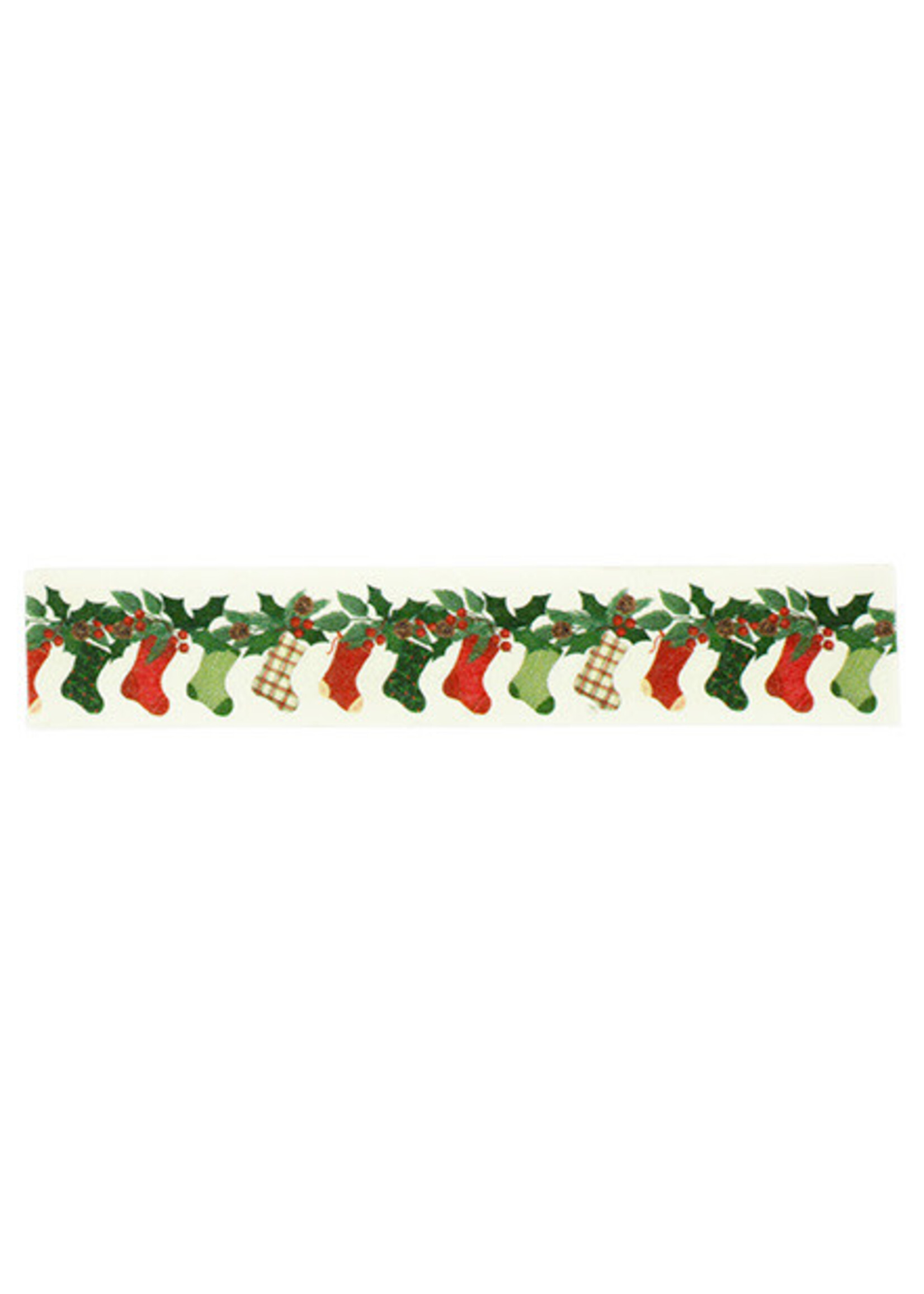 Carta Bella Washi Tape, A Vintage Christmas Vintage Stockings