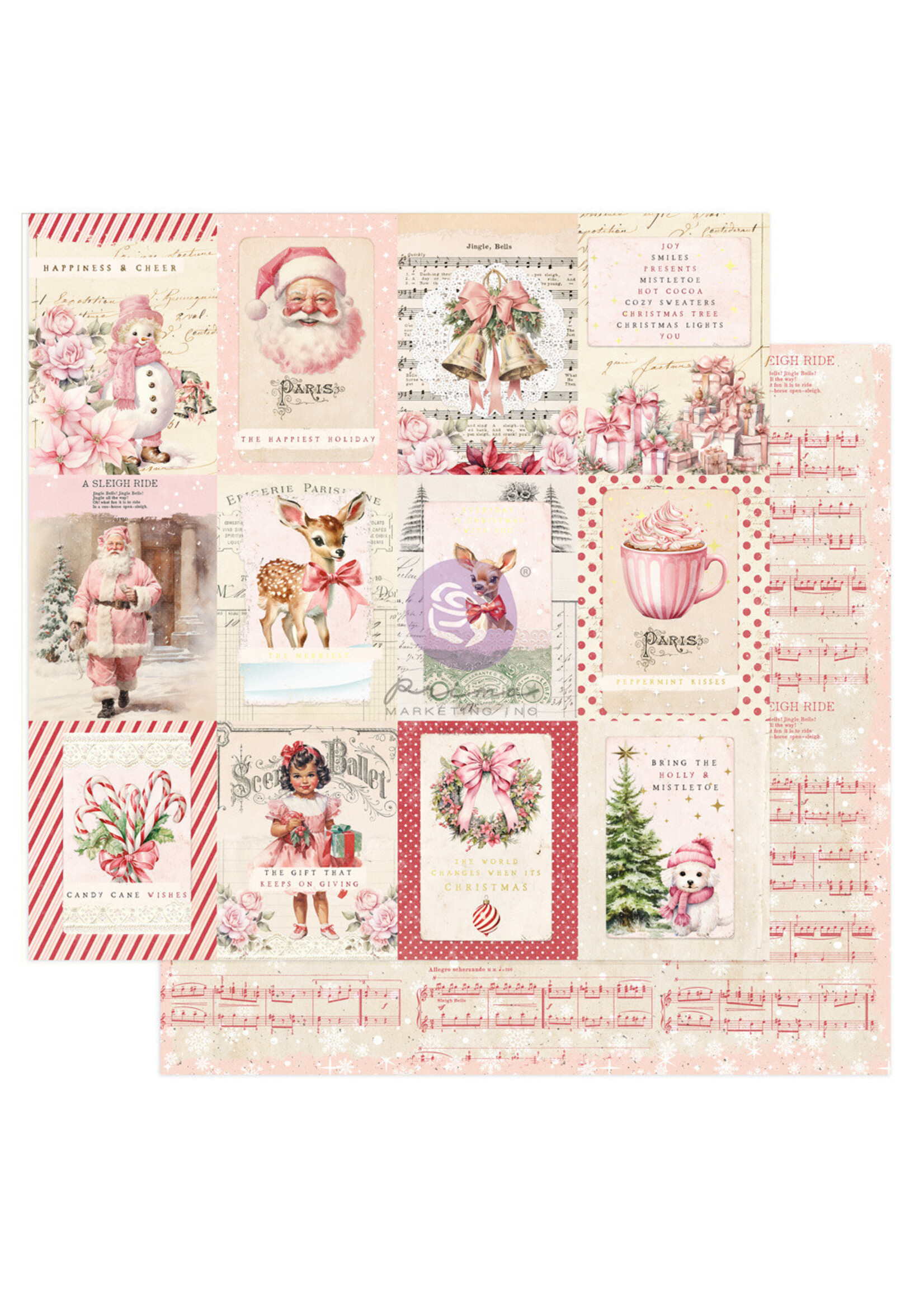 Prima Marketing 12x12 25 & Peppermint, Everyday is Christmas