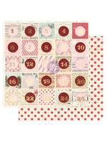 Prima Marketing 12x12 25 & Peppermint, Sweetest Advent