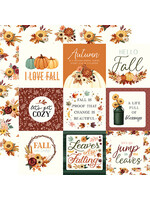 Carta Bella 12x12 Harvest, 4x4 Journaling Cards