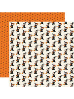 Carta Bella Carta Bella 12x12 Halloween Fun, Cute Witches