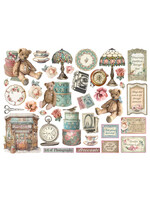 Stamperia Die Cuts, Brocante Antiques