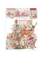 Stamperia Die Cuts, Pink Christmas