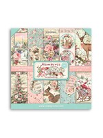 Stamperia 12x12 Collection Pack, Pink Christmas