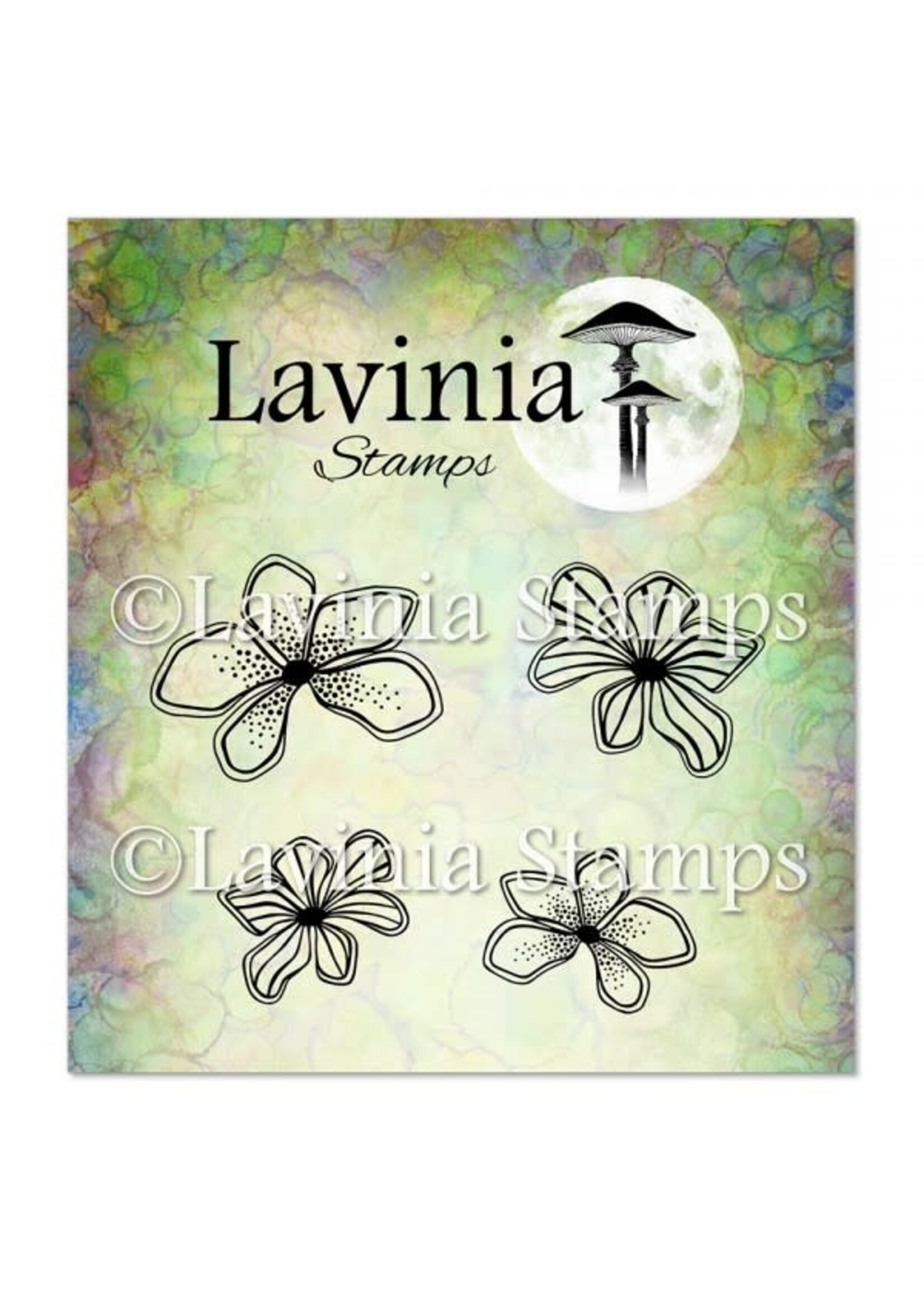 Lavinia Lavinia Stamp, LAV898 Moss Flower