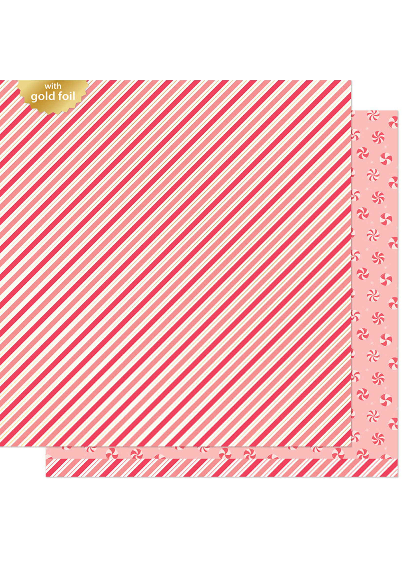 Lawn Fawn 12x12 Candy Cane Lane, Peppermints