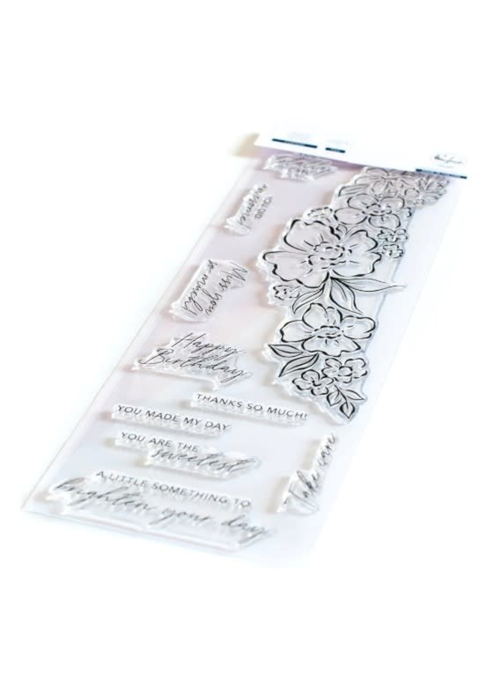 Pink Fresh Studio Pink Fresh Bundle Stamp, Stencil & Die, Floral Notes