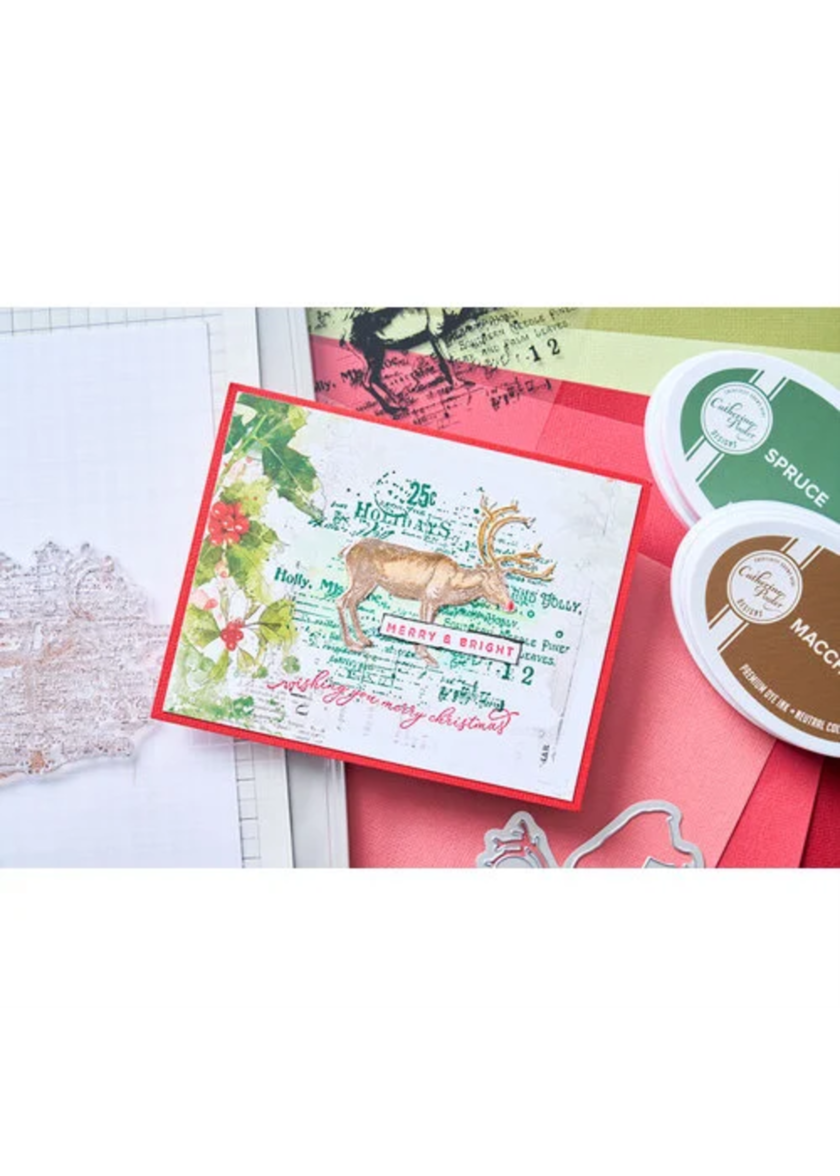 Sizzix 49 & Market Framelit w/ Stamp, Reindeer Mix Cluster