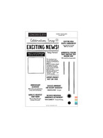 Concord & 9th Stamp/Die Bundle, Happy Headlines