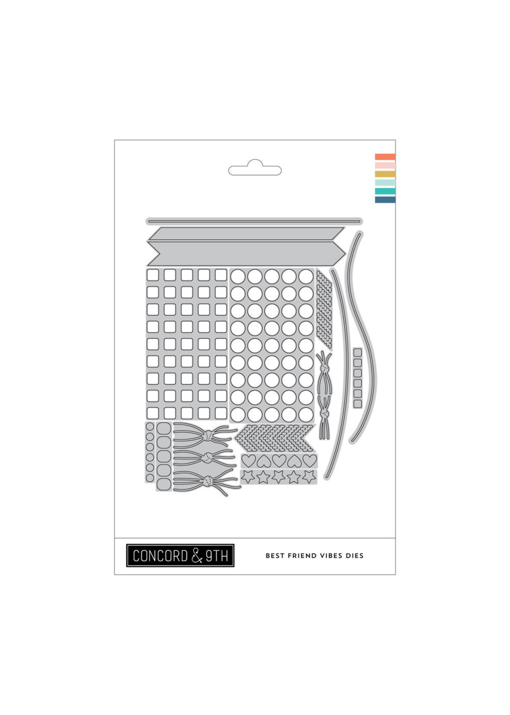 Concord & 9th Spellbinders Stamp & Die Combo, Best Friend Vibes