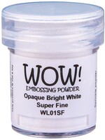 WOW! WOW Embossing Powder, Opaque Bright White Super Fine