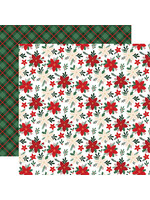 Echo Park 12x12 Nutcracker Christmas, Merry Floral