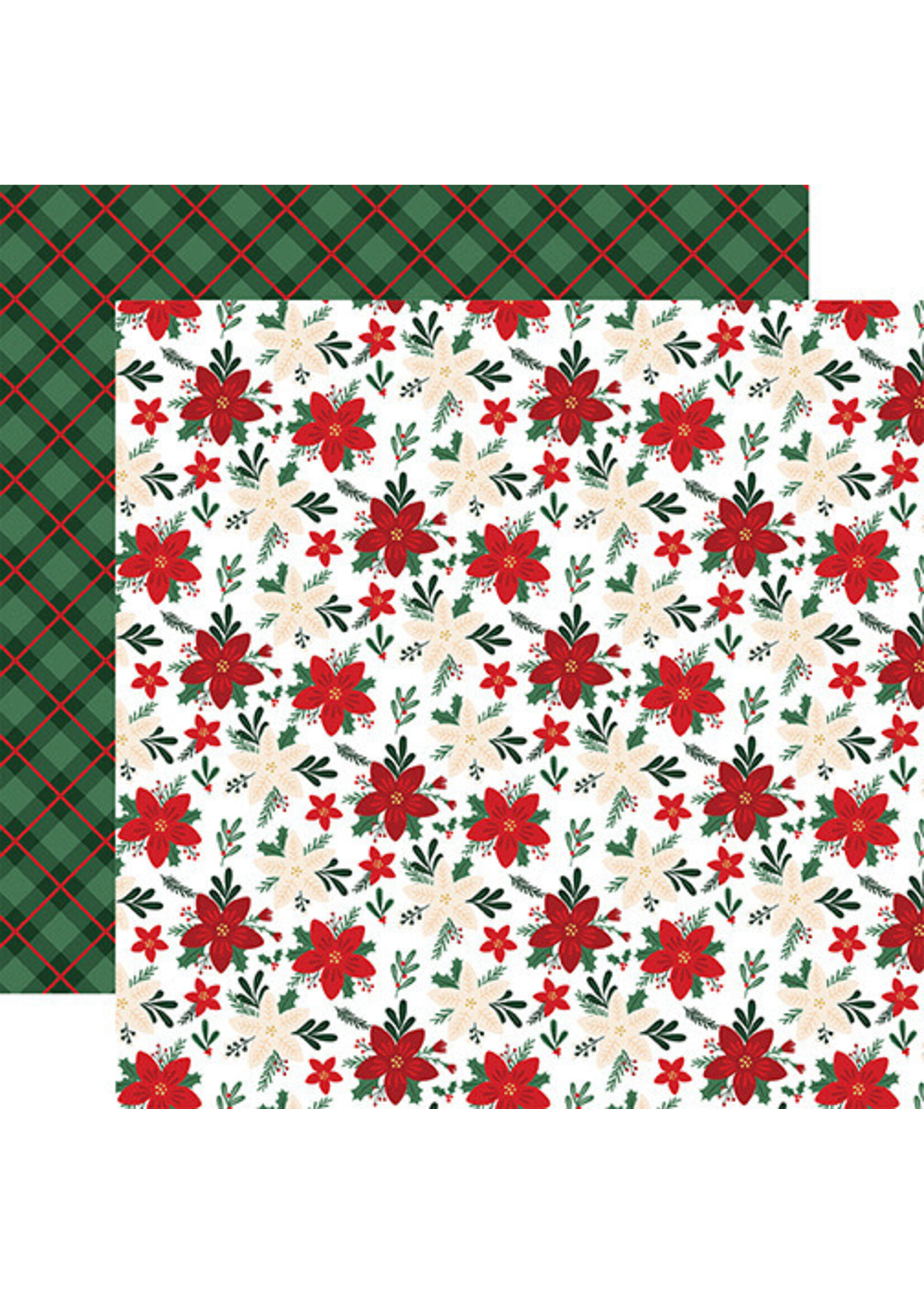 Echo Park 12x12 Nutcracker Christmas, Merry Floral