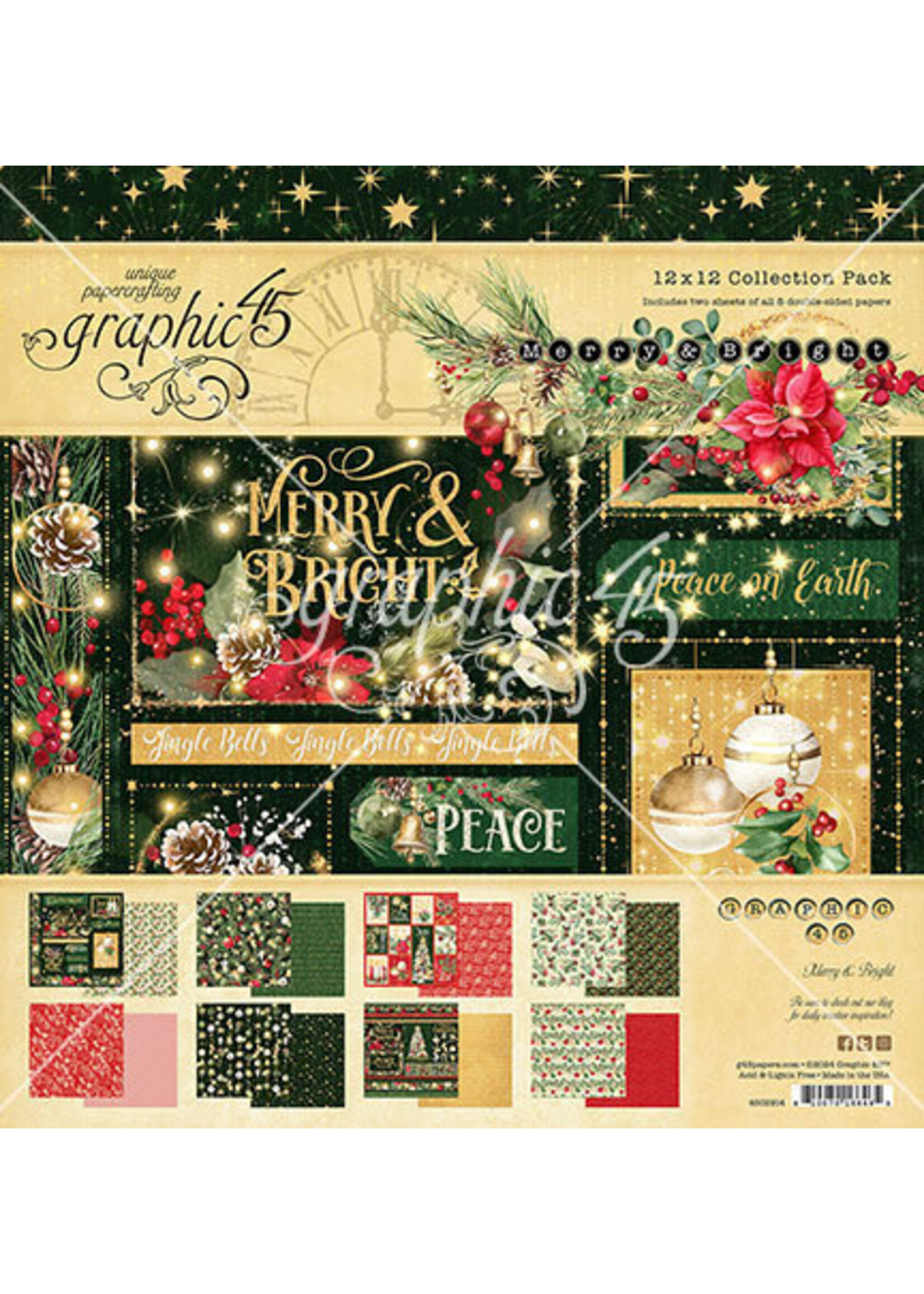 49 & Market 12x12 Collection Pack, Merry & Bright