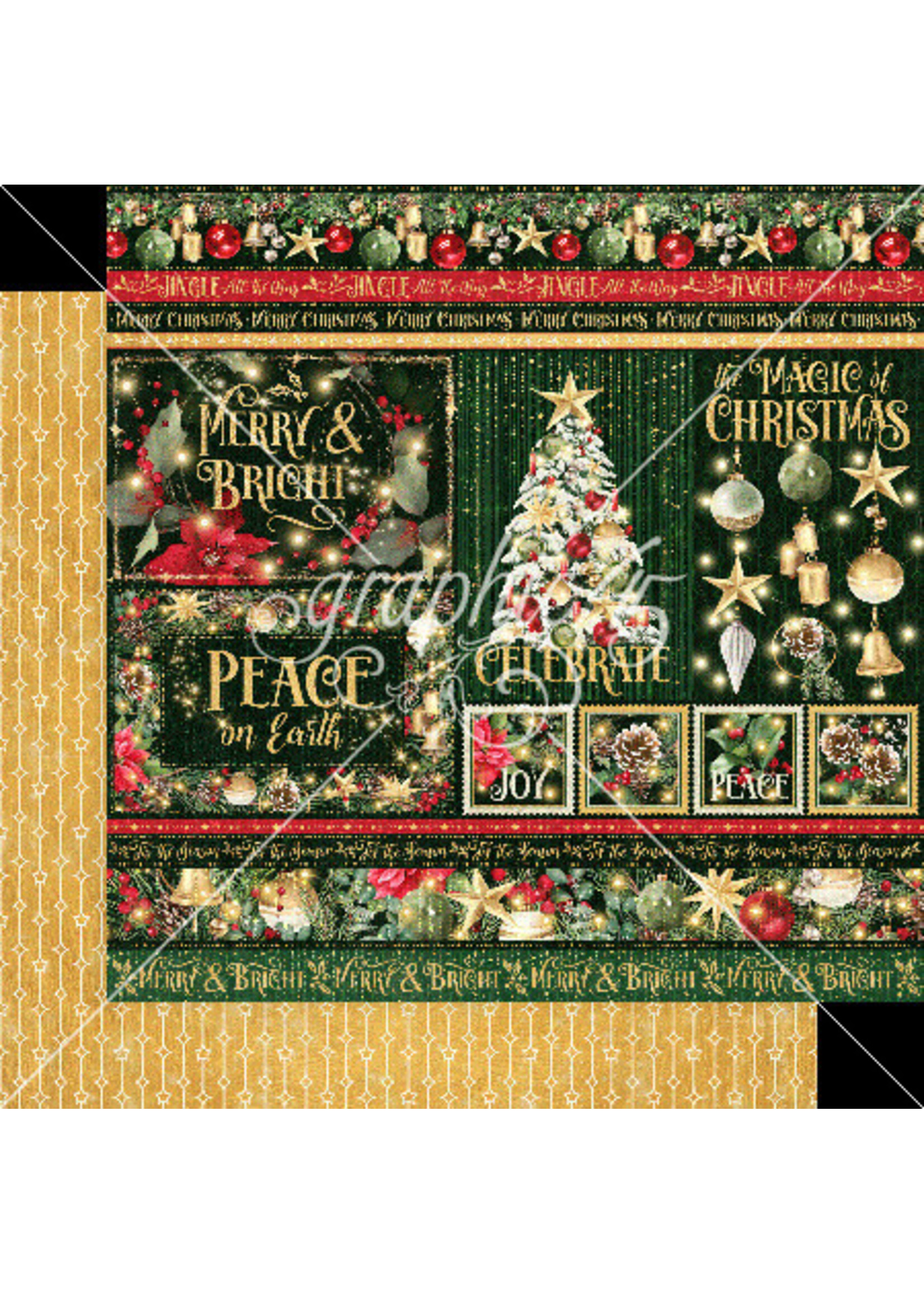 Graphic 45 12x12 Merry & Bright - Celebrate Peace