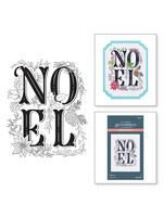 Spellbinders BetterPress Plate. Festive Noel