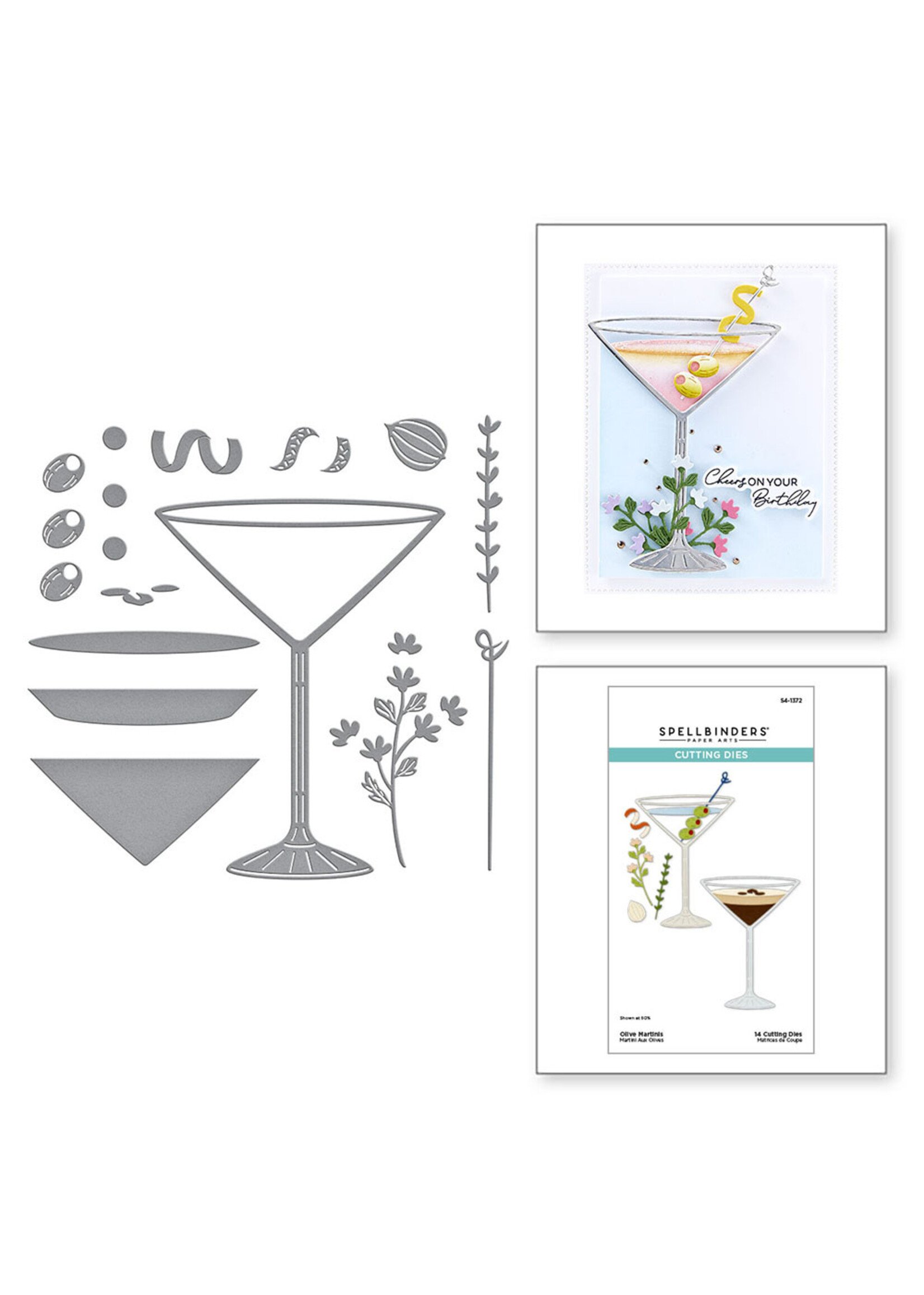 Spellbinders Die, Olive Martinis