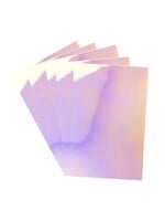 Tonic Studios Craft Perfect 8.5x11 Iridescent Gloss Mirror Cardstock, Prismatic Pink (5)