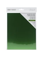 Tonic Studios Craft Perfect Satin Effect Mirror Cardstock, Flourishing Green (per sheet)