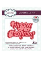 Creative Expressions Sue Wilson Die, Festive Collection - Merry Christmas